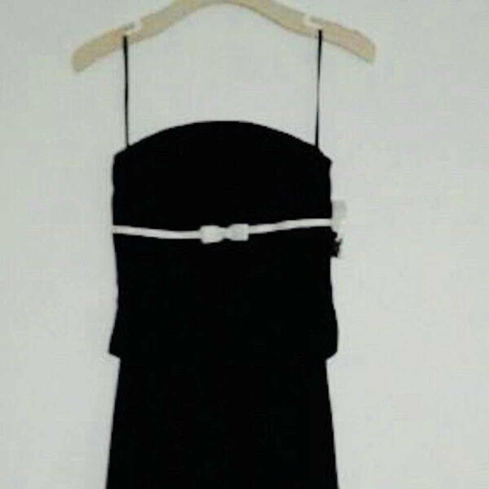 Alexia Designs Black & White Gown OBO